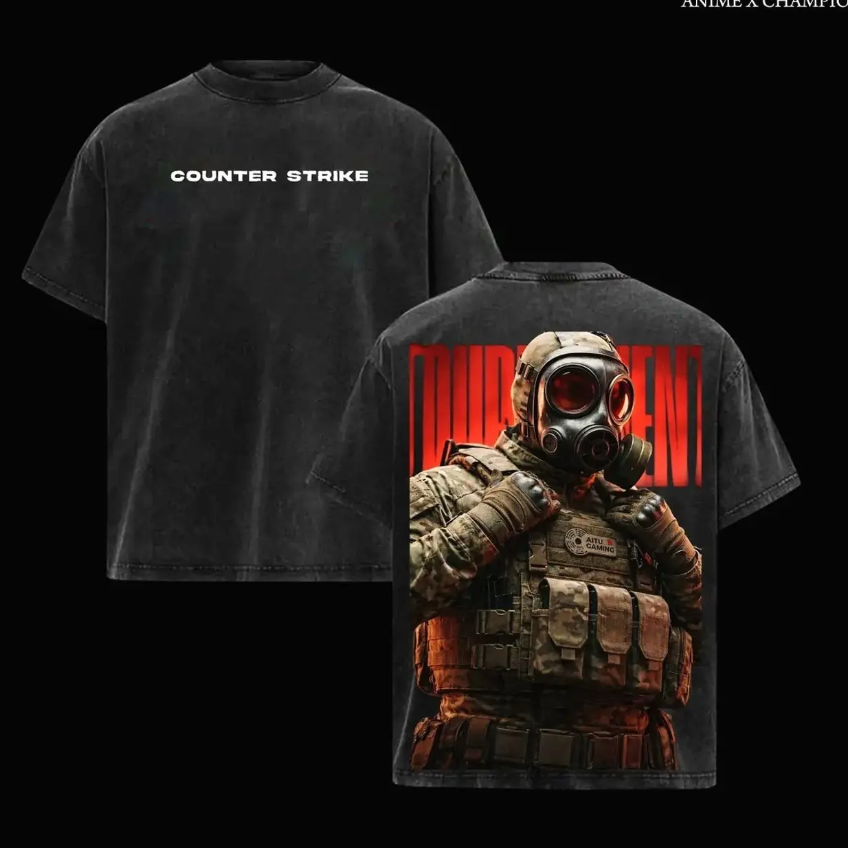 Counter-Strike Tactical Graphic Tee – Classic FPS Energy, Streetwear Ready, Perfect for Gamers Who Live for Clutch Moments and Competitive Vibes KX5
