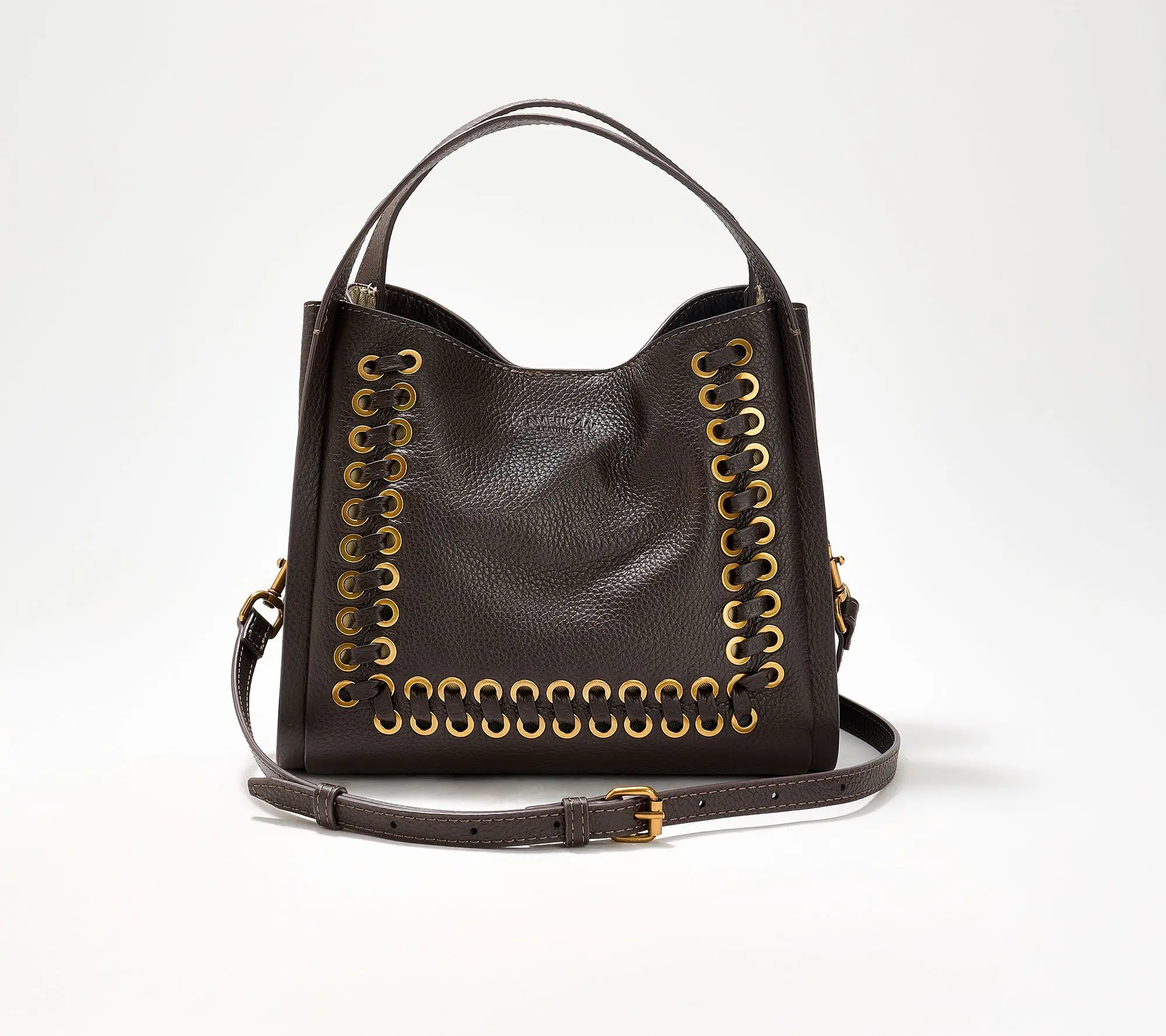 American Leather Co. Auburn Eyelet Convertible Crossbody