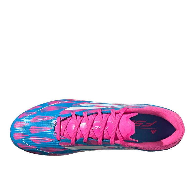 adidas Mens Messi F50 League Firm GroundMulti-Ground Soccer Cleats  - Blue, Pink
