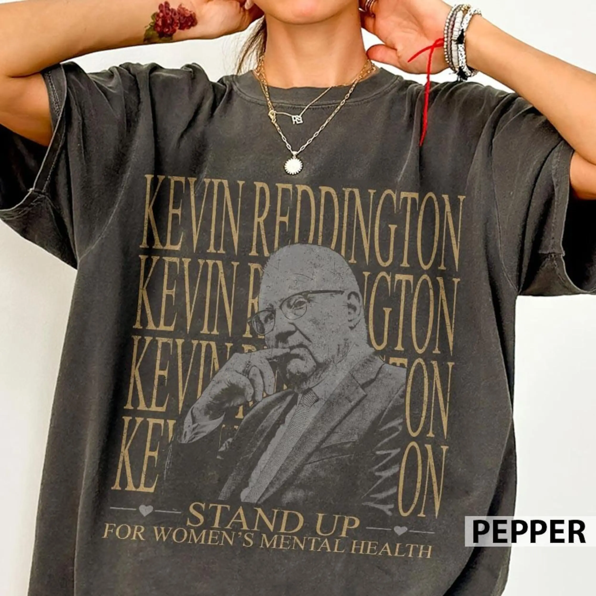 Comfort Colors Kevin Reddington Women Mental Health Y2k Graphic Tee, Kevin Reddington Unisex T-Shirt - Perfect Gift for Fans
