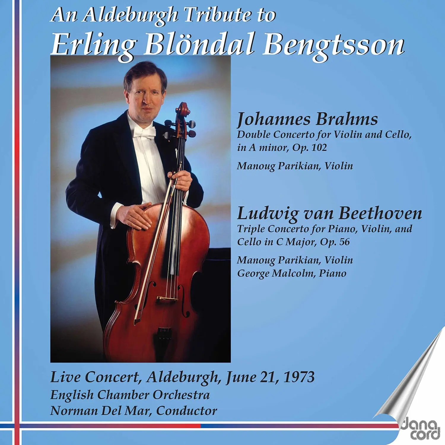 Bengtsson Parikian Malcolm English Chamber Orchestra Mar - Double Concerto  [COMPACT DISC - CD]