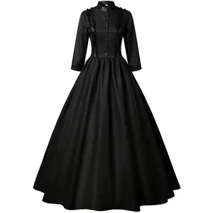 New Gothic Victorian Women's Dress  Masquerade Dress