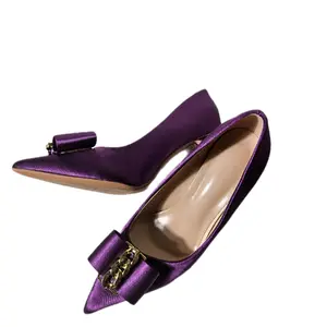 Stylish Women's Purple Fashion Shoe - Size 8 - Party Shoe   Elegant Classy Heels Girl High Heels Heeled Comfort Footwear for Women