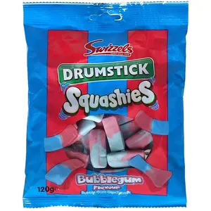 Squashies Drumstick Bubblegum - 120 Grams - Pack of 1