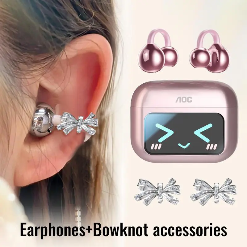 Rose Gold+Bowknot accessories