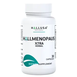 Hallmenopaus Soy Extract - Supplement Dietary for 30 Capsules - 30 days - HALLUSA NATURAL