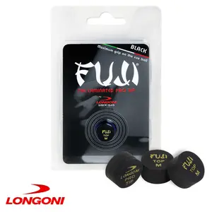Longoni Fuji Black Cue Tip Ø13mm Medium 1 pc