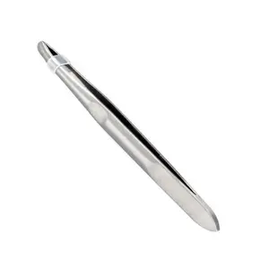1 Pcs High Quality Stainless Steel Eyebrow Tweezers, Hair Removal Pliers, Ingrown Hair Tweezers, Angled Eyebrow Tweezers, Precision Tweezers, Facial Care Tools, Angled Design, Cosmetic Tool, Home Beauty Tool