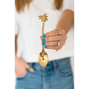 Brass Palm Spoon