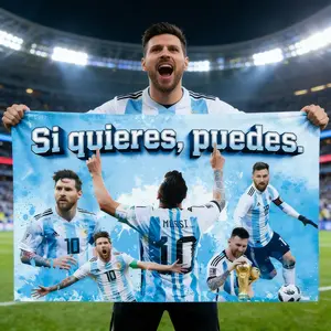 2026 World Cup Football Fan Cape Flag International String Flags Custom Star Cheer Props