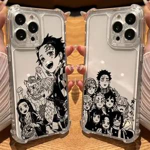 Demons Japanese Anime Slayers Phone Case Clear For Samsung A series MOTOG series iPhone case 17/16/15/14/13/12/11 Soft Shockproof Cover