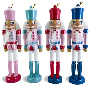 Nutcracker Ornaments Cotton Candy Set of 4