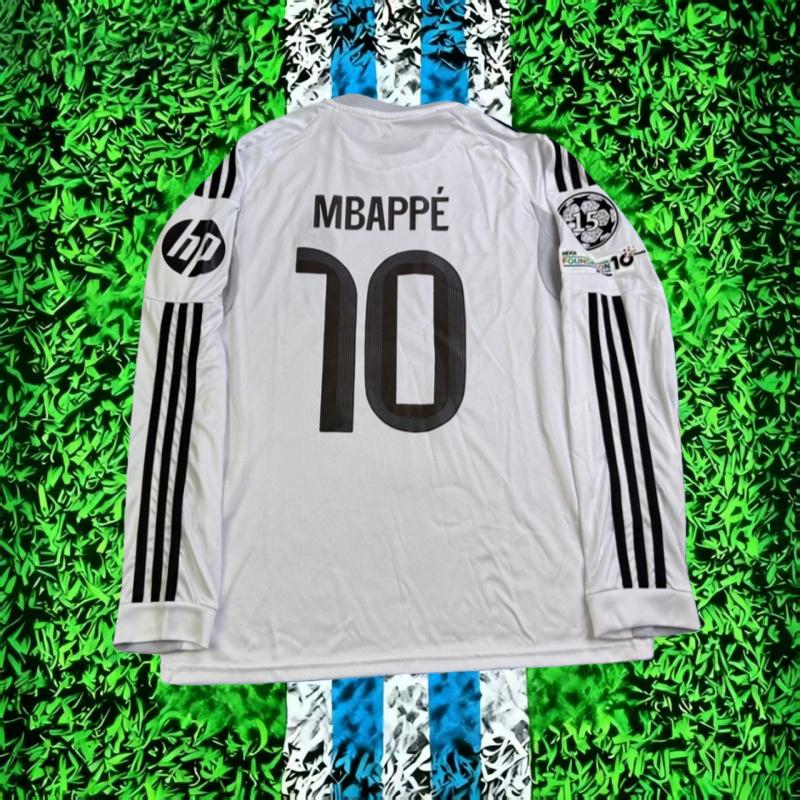 25-26 home white Mbappé No. 10 cool long-sleeved jersey