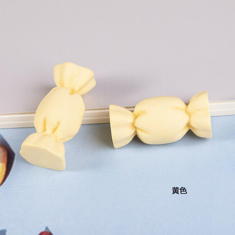 5pcs Craft Additions Resin Additions Simulation Three-Dimensional Candy Macaron Color Cream Glue Mobile Phone Case Decoration, Blind Box Toy