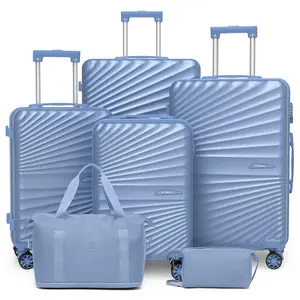 Joyway Travel Luggage Set 6 Piece, Lightweight Durable Suitcase, TSA Lock, Silent Spinner Wheels, Carry-on Travel Bag
