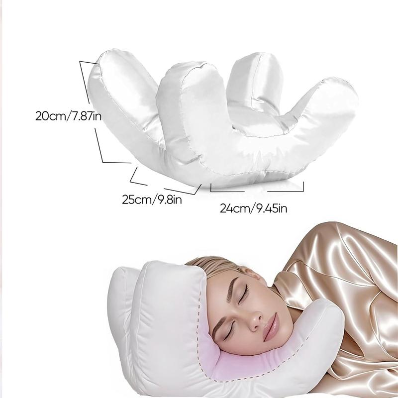 Face massage pillow, soft face pillow, high-quality beauty pillow, ultimate sleeping comfort, washable silk pillowcase, plush and silky polyester filling, meet all sleeping needs