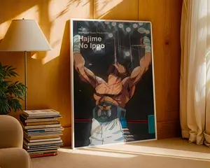 Hajime No Ippo Anime Poster: Minimalist Manga Art Print