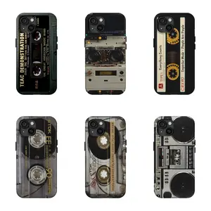 Retro Cassette Pattern Flim 7 Distinctive Designs Phone Case for IPhone 17 16 15 14 13 12 11 Pro Max Plus Air Anti-Fall Phone Case Unique Gift for Holiday Birthday