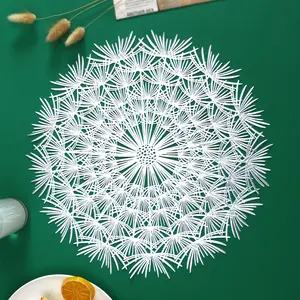 /2/4count, Dandelion Placemats, Suitable for Wedding Party Table Decorations, Vase Mats, And Centerpieces