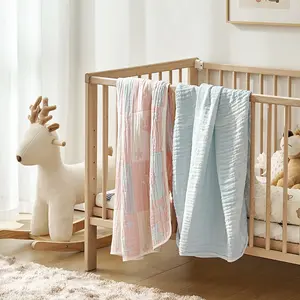 Hulala Hypoallergenic Versatile Soft Baby Blanket, Moisture-Wicking Breathable Blanket, Soft Gentle Delicate Touch, Hypoallergenic Baby Safe, Washable Jacquard Patterns, Versatile Multi-Purpose Use, Charming Practical Gift