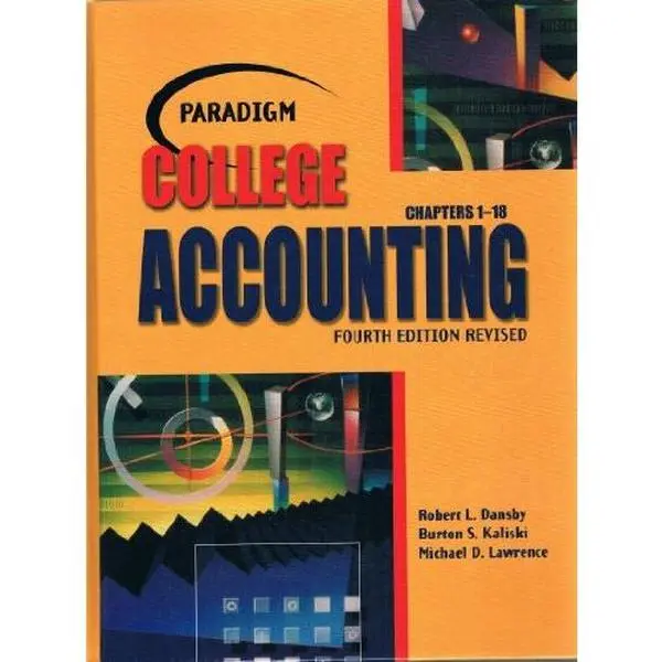 USED Book - Paradigm College Accounting Chapters 1-18 by Robert L. Dansby (Hardcover) - english