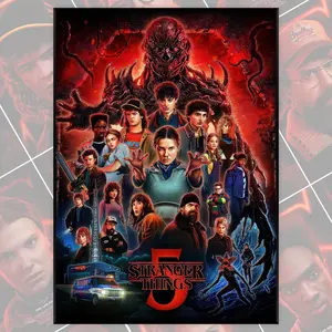 Stranger Things Season 5 Movie Posters Wall Art Print Picture Gift v2