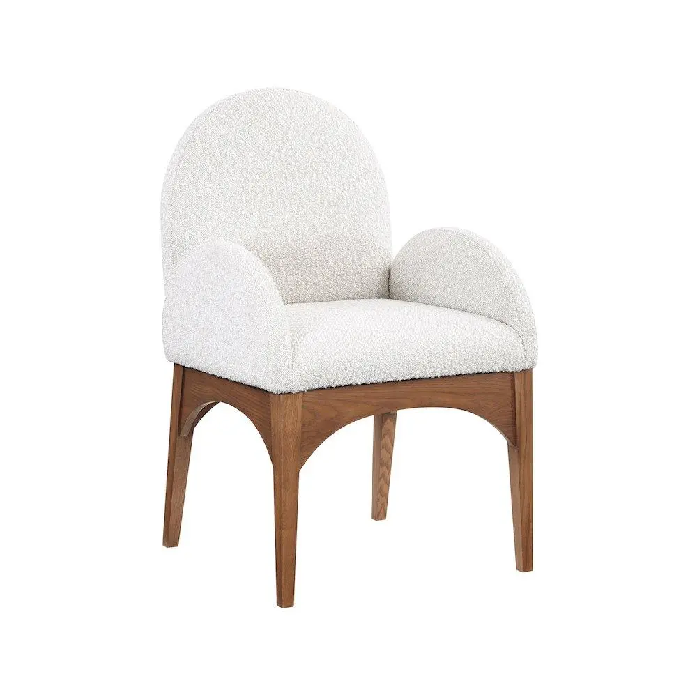Waldorf Cream Boucle Fabric Dining Chair