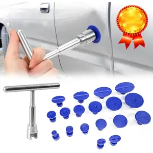 Car Tools,Getting Dent out of Car,19PCS Appliance Dent Puller Kit,Pulling Small Dents out of Car,Dent Popper Kit for Car,Car Dent Puller Kit,Garage Door Dent Puller,Cold Glue Dent Puller Kit (19P/SET)