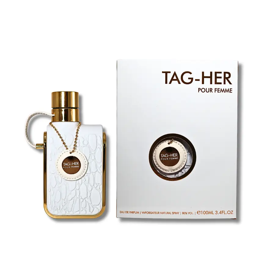 Armaf Tag Her Pour Femme EDP Perfume Sprays for Women, Sweet Floral and Citrus Vanilla Fragrances, Single Item, 3.4 fl oz, Floral Scented Fragrance, Vanilla Scents, Adults, 36 Months, Edp Spray, Floral Scented Perfume