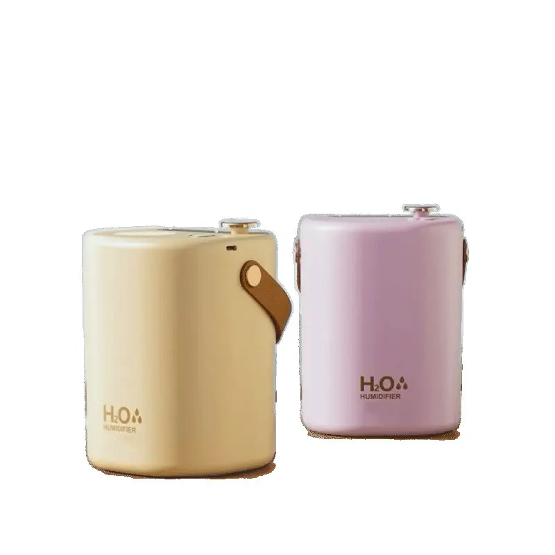 USB Quiet Humidifier - Miniature Air Purifier & Scented Aroma Diffuser (Works with Essential Oils) for Babies, Women, Bedroom, Office, Large Mist Output, Reduces Discomfort, Removes Dust, Soothes Skin, Home Desktop Use, Modern