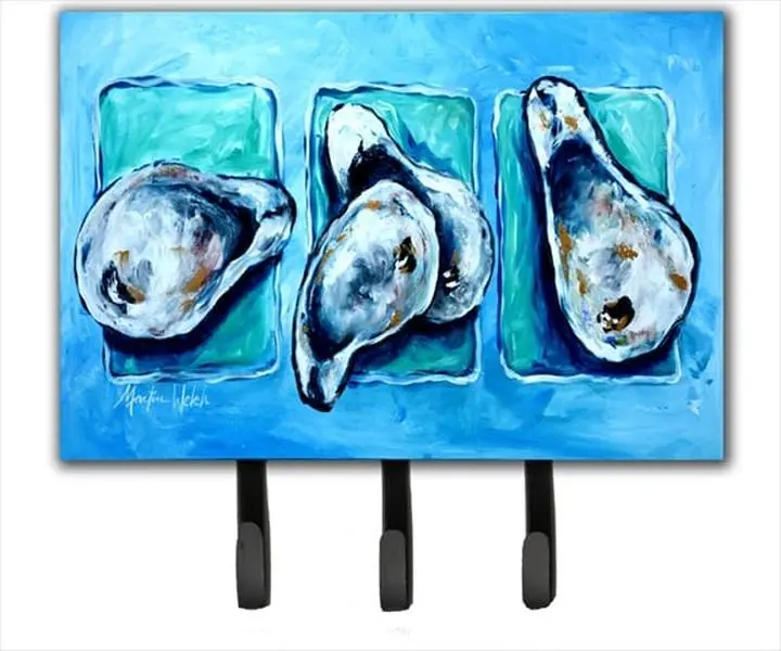 6 x 9 In. Oysters Oyster Plus Oyster - Oysters Leash or Key Holder