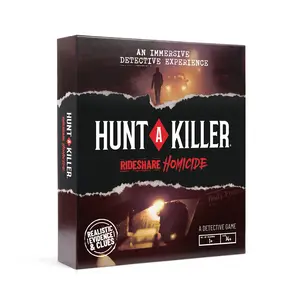 Hunt A Killer: Rideshare Homicide - Solve a Modern Day True Crime, Murder Mystery Games for Adults, Ages 14+, Perfect for fans of Unsolved Mysteries and Cold Cases who love the hunt for a killer