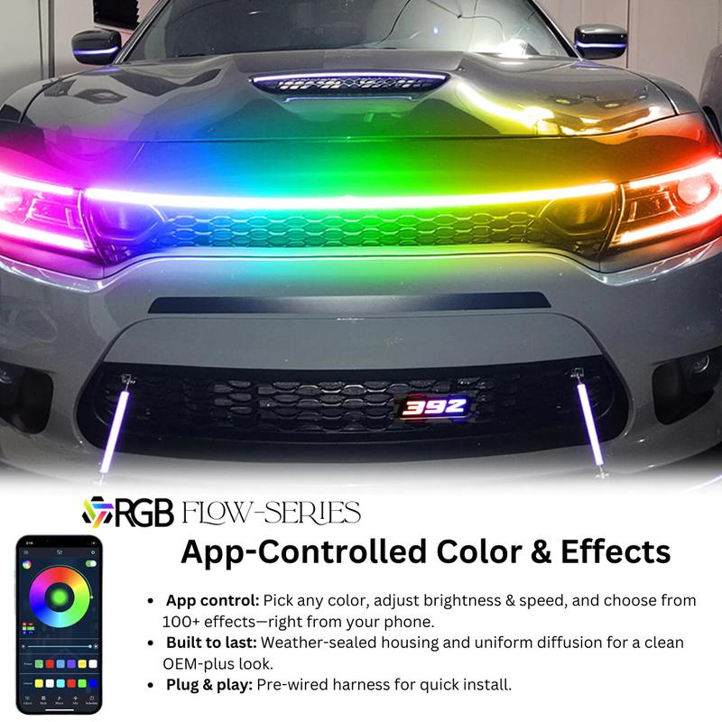 SRT 392 LED Grille Emblem RGB FLOW-SERIES