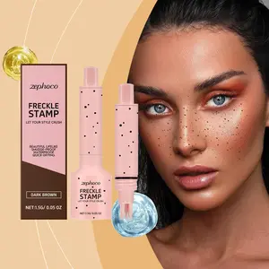 zephoco Dark Brown Freckle Stamp Pen✨Quick-Dry Long-Lasting Portable Matte Finish Makeup