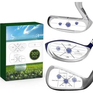 Golf Impact Tape, 300 count Club Impact Stickers for Woods Irons and Putters No  Golf Accessories for Swing Practice (300PCS)