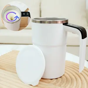 Electric Coffee Mug USB Rechargeable Cup Drinkware Stainless Stylish Tumbler Reusable Drink