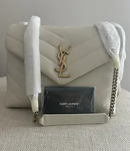 Pre-owned Yves Saint Laurent leather Crossbody Bags Saint Laurent Loulou Small Shoulder Bag in Quilted Leather