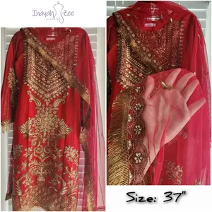 Salitex brand chiffon and khaddi net classy formal dress