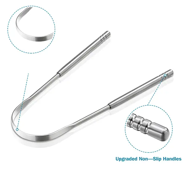 3 PCS Metal Tongue Scraper, Tongue Scrapers for Adults, Stainless Steel Tounge Scrappers, Tounge Scraper, Portable Tongue Scrappers YLYL