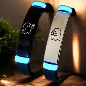 2pcs/Set Glow-in-the-Dark Couple Bracelets – Matching Friendship Jewelry for Daily Wear, Valentine’s Day & Halloween Gift, Trendy  Couple Jewelry