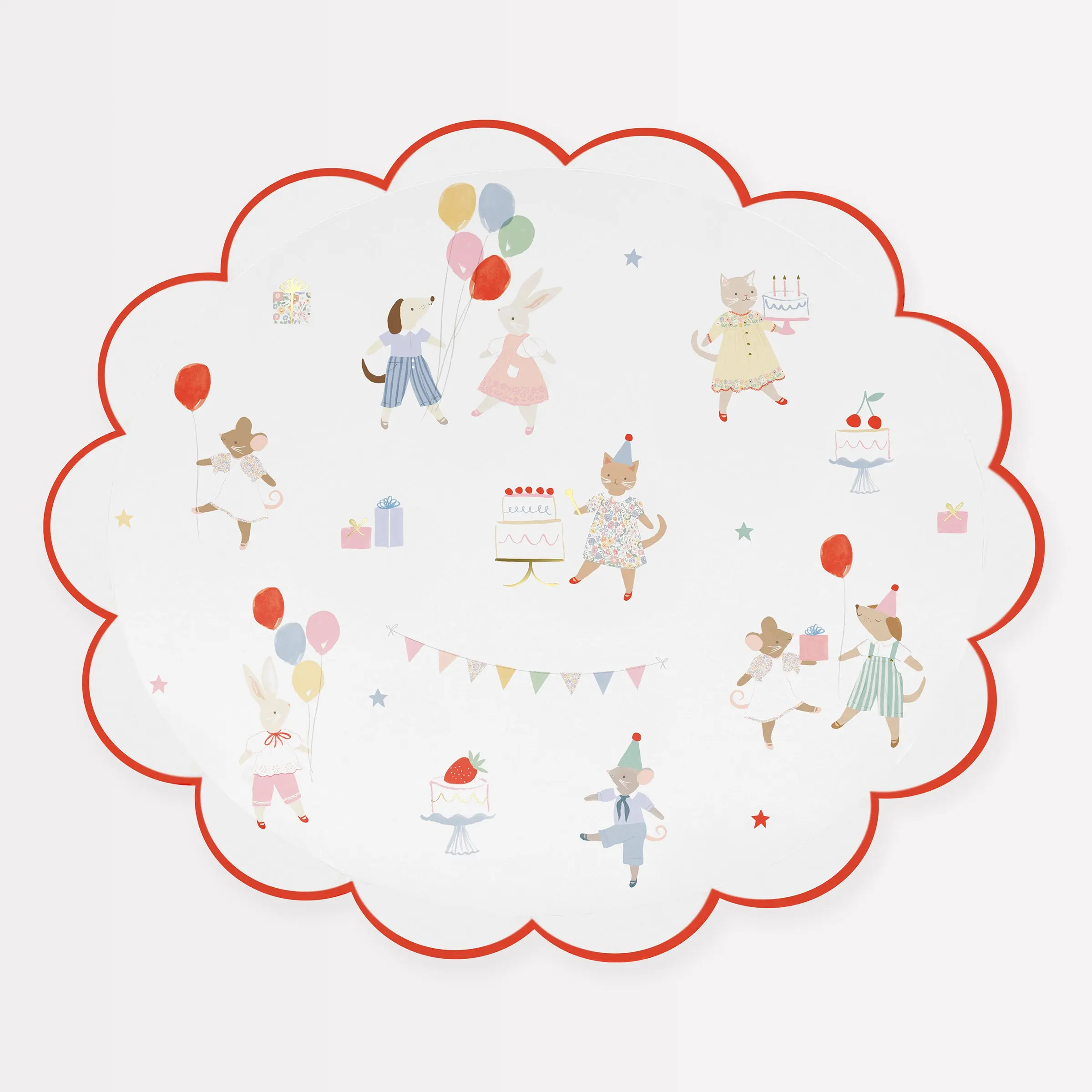 Animal Friends Dinner Plates (x 8)