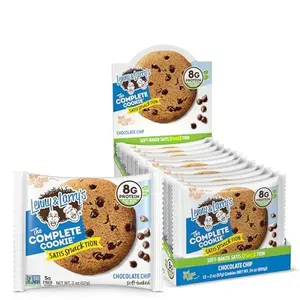 Lenny & Larry's The Complete Cookie Snack Size, Chocolate Chip, Soft Baked, 8g Plant Protein, Vegan, Non-GMO 2 Ounce Cookie (Pack of 12)