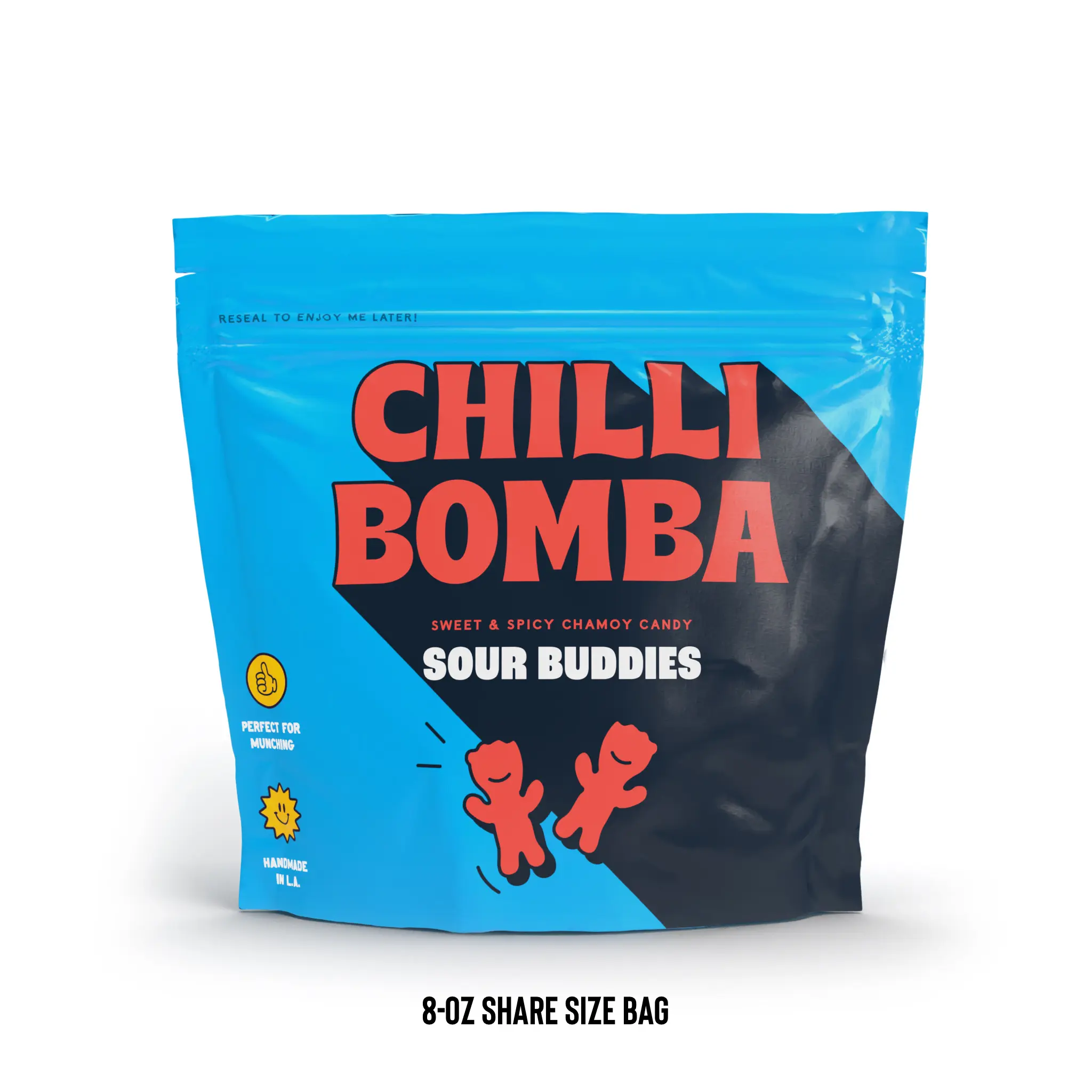 Sour Buddies 8oz - Sweet Sour Chamoy Chili Candy (Vegan, Halal)