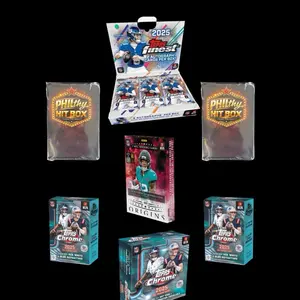 BREAK #513- 1x 2025 Topps Finest Hobby Box + 1x 2025 Origins Hobby Box + 2x Philthy Hit Box + 2x 2025 Topps Chrome Blaster Box + 1x 2025 Topps Chrome Football Mega Box Pick Your Team Football Trading Card Break