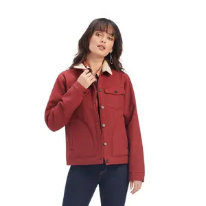 Women's Red Trucker Softshell Jacket