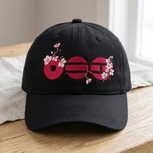 Embroided Arirang Wash Hat, Kpop Inspired Flower Logo Cap, Bangtan Merch Cap, Kpop Army, Gift for Kpop, Unisex Kpop Cap