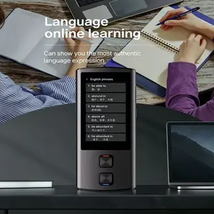 Real-Time Voice and Image Translator, Smart Mini Ai Chat Robot, Portable Translation Device for Business Travel and Learning
