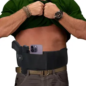 Belly Band Holster For Concealed Carry, Deep Concealment Holster For Women/Men, Waist Holsters Fits For G-serise 19, 17, 26, 43, Sig P365, Taurus G2C, Ruger, S&W M&P Shield 9MM
