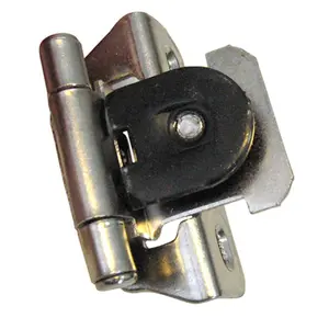 212 MAIN Adjustable Door Hinge - Single, 0.25 in. Overlay, Built-In Door Closer, Nickel Finish