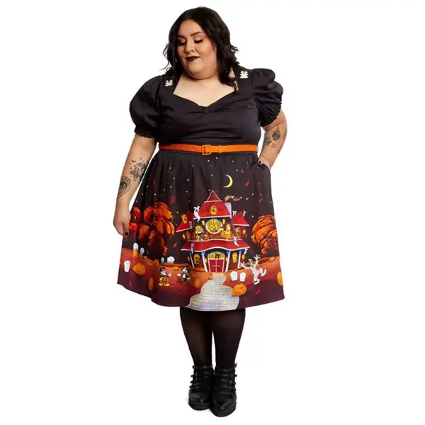 Disney Haunted House Stitch Shoppe by Loungefly Dress